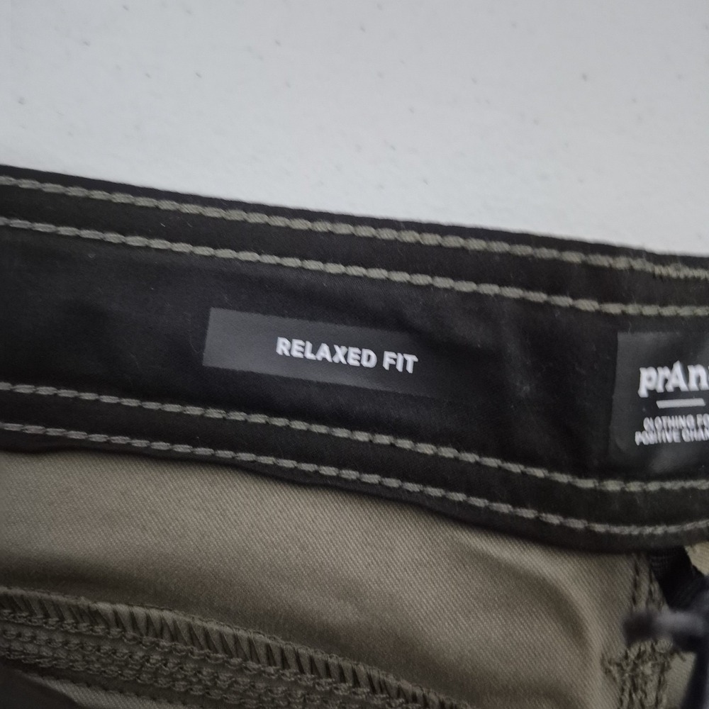 prAna Pants Mens 30x30‎ Slate Green Relaxed Stretch Zion II Straight Leg NEW - Picture 5 of 10